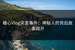 糖心Vlog突发事件：神秘人的背后故事揭开