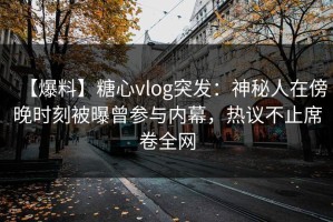 【爆料】糖心vlog突发：神秘人在傍晚时刻被曝曾参与内幕，热议不止席卷全网