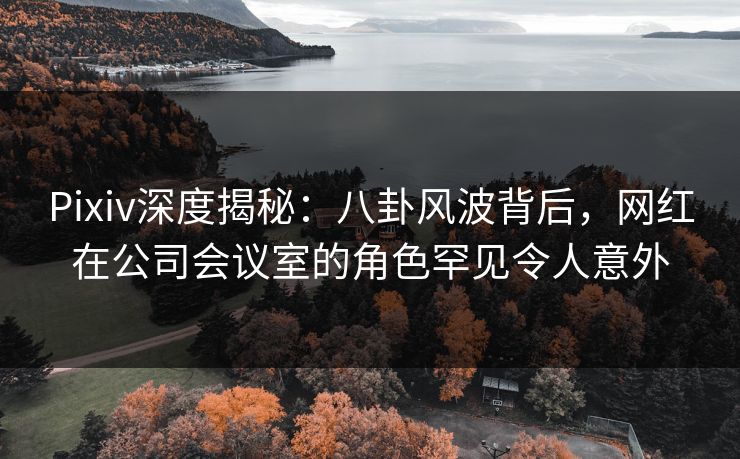 Pixiv深度揭秘:八卦风波背后,网红在公司会议室的角色罕见令人意外 Pixiv深度揭秘:八卦风波背后,网红在公司会议室的角色罕见令人意外